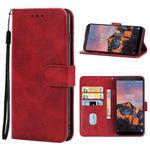 Leather Phone Case For Ulefone Armor X5 Pro(Red)