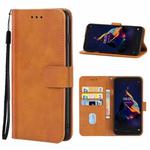Leather Phone Case For Ulefone Armor X8(Brown)