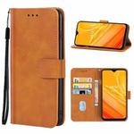 Leather Phone Case For Ulefone Note 8(Brown)