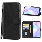 Leather Phone Case For Xiaomi Redmi 9A Sport(Black)