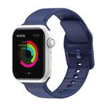 Silicone Watch Band For Apple Watch Series 8&7 41mm / SE 2&6&SE&5&4 40mm / 3&2&1 38mm(Midnight Blue)