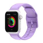 Silicone Watch Band For Apple Watch Series 9&8&7 41mm / SE 3&SE 2&6&SE&5&4 40mm / 3&2&1 38mm(Purple)