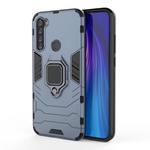 For Xiaomi Redmi Note 8T PC + TPU Shockproof Protective Case with Magnetic Ring Holder(Navy)