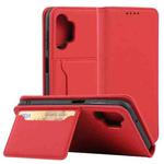 For Samsung Galaxy A13 4G Strong Magnetism Liquid Feel Leather Phone Case(Red)