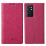 For OnePlus 9RT 5G ViLi DMX Series Shockproof Magnetic Attraction Phone Case(Rose Red)