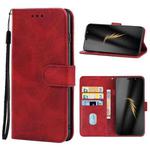 Leather Phone Case For AGM A9 / A9 JBL(Red)