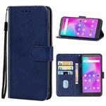 Leather Phone Case For AGM A10(Blue)