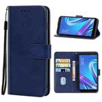 Leather Phone Case For Asus ZenFone Live L2(Blue)