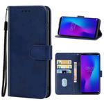 Leather Phone Case For DOOGEE N100(Blue)