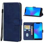 Leather Phone Case For DOOGEE X70(Blue)