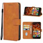 Leather Phone Case For Elephone P9000(Brown)