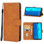 Leather Phone Case For Huawei Y Max / Honor 8X Max(Brown)