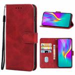 Leather Phone Case For Infinix Smart 4C(Red)