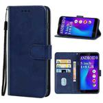 Leather Phone Case For Leangoo Z10(Blue)