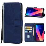 Leather Phone Case For LG V30+(Blue)