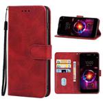 Leather Phone Case For LG X power 3(Red)
