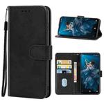 Leather Phone Case For Oukitel C17 / C17 Pro(Black)