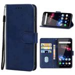 Leather Phone Case For Oukitel K12(Blue)