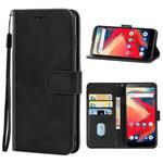 Leather Phone Case For Ulefone Armor X2(Black)