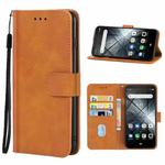 Leather Phone Case For Ulefone Armor X5(Brown)