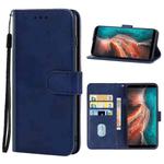 Leather Phone Case For Ulefone P6000 Plus(Blue)