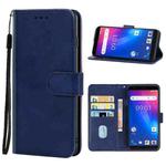 Leather Phone Case For Ulefone S1(Blue)