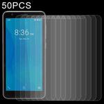 50 PCS 0.26mm 9H 2.5D Tempered Glass Film For ZTE Quest 5