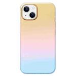 For iPhone 13 mini ROCK Aurora TPU + PET Protective Phone Case (Aurora Gold)