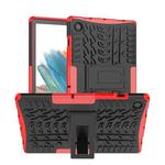 For Samsung Galaxy Tab A8 10.5 (2021) Tire Texture TPU + PC Tablet Case(Red)