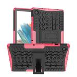 For Samsung Galaxy Tab A8 10.5 (2021) Tire Texture TPU + PC Tablet Case(Pink)