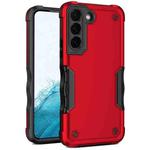 For Samsung Galaxy S22 5G Non-slip Armor Phone Case(Red)