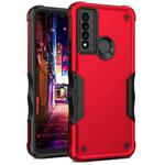 For TCL 20 XE Non-slip Armor Phone Case(Red)