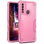 For TCL 20 XE Non-slip Armor Phone Case(Pink)