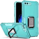 Ring Holder Non-slip Armor Phone Case For iPhone 8 Plus / 7 Plus(Mint Green)