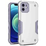 For iPhone 12 mini Non-slip Armor Phone Case (White)