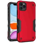 For iPhone 11 Pro Non-slip Armor Phone Case (Red)