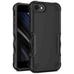 For iPhone SE 2022 / SE 2020 / 8 / 7 Non-slip Armor Phone Case(Black)