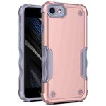For iPhone SE 2022 / SE 2020 / 8 / 7 Non-slip Armor Phone Case(Rose Gold)