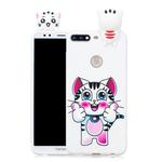 For Huawei Honor 7C Shockproof Cartoon TPU Protective Case(Cat)