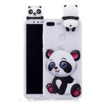 For Huawei Honor 9 Lite Shockproof Cartoon TPU Protective Case(Panda)
