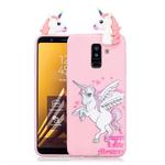 For Galaxy A6+ (2018) Shockproof Cartoon TPU Protective Case(Unicorn)