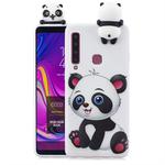For Galaxy A9 (2018) Shockproof Cartoon TPU Protective Case(Panda)
