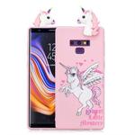 For Galaxy Note 9 Shockproof Cartoon TPU Protective Case(Unicorn)