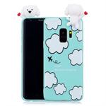 For Galaxy S9 Shockproof Cartoon TPU Protective Case(Clouds)