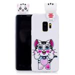 For Galaxy S9 Shockproof Cartoon TPU Protective Case(Cat)