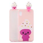 For Galaxy A10 Shockproof Cartoon TPU Protective Case(Ice Cream)