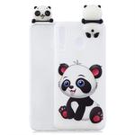 For Galaxy A30 Shockproof Cartoon TPU Protective Case(Panda)