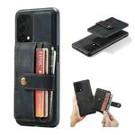 For OnePlus Nord N200 5G JEEHOOD RFID Blocking Anti-Theft Magnetic PU + TPU Phone Case(Black)