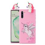 For Galaxy Note 10+ Shockproof Cartoon TPU Protective Case(Unicorn)