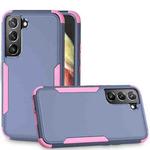 For Samsung Galaxy S22 5G TPU + PC Shockproof Phone Case(Royal Blue+Pink)